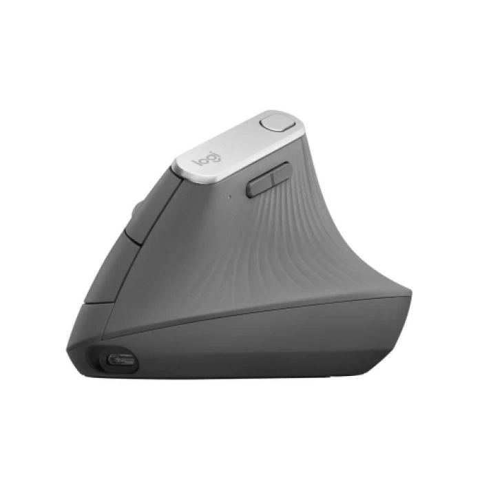 LOGITECH 910-005448, MX VERTICAL, Siyah, Bluetooth, 4000dpi, Lazer, 4 Tuşlu, USB-C den şarj edilebilir, Dikey Ergonomik Mouse
