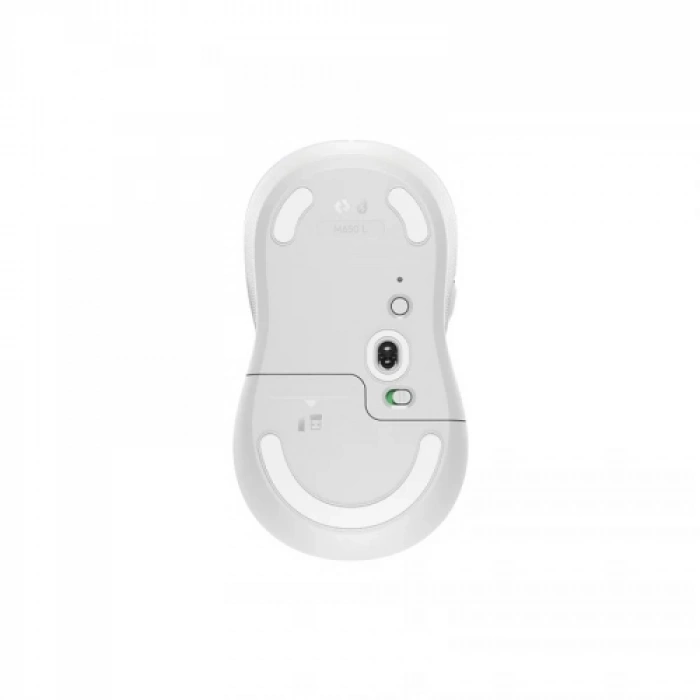Logıtech 910-006238, M650l Signature, Beyaz, Sağ El, Usb Nano 2,4g Kablosuz,4000dpi, Optik, 5 Tuşlu, 24ay Pil Ömrü, Sessiz Mouse