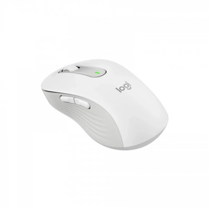 LOGITECH 910-006238, M650L Signature, Beyaz, Sağ El, USB Nano 2,4G Kablosuz,4000dpi, Optik, 5 Tuşlu, 24ay Pil Ömrü, Sessiz Mouse