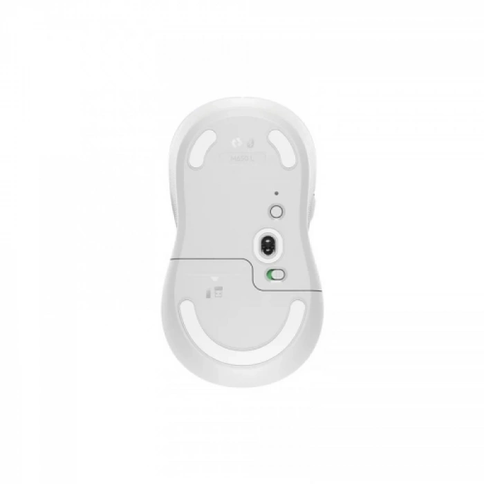 LOGITECH 910-006238, M650L Signature, Beyaz, Sağ El, USB Nano 2,4G Kablosuz,4000dpi, Optik, 5 Tuşlu, 24ay Pil Ömrü, Sessiz Mouse