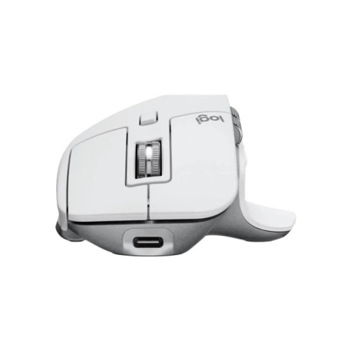 LOGITECH 910-006560, MX MASTER 3S, Beyaz, Bluetooth, 8000dpi, Lazer, 7 Tuşlu, USB-C den şarj edilebilir, Mouse