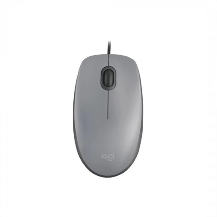 LOGITECH 910-006760, M110 Gri, USB Kablolu, 1000dpi, Optik, 3 Tuşlu, Sessiz Mouse