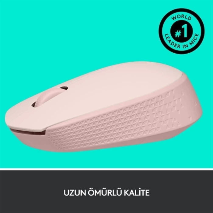 LOGITECH 910-006865, M171 Rose, USB Nano 2,4G Kablosuz, 1000dpi, Optik, 3 Tuşlu, 12ay Pil Ömrü, Mouse