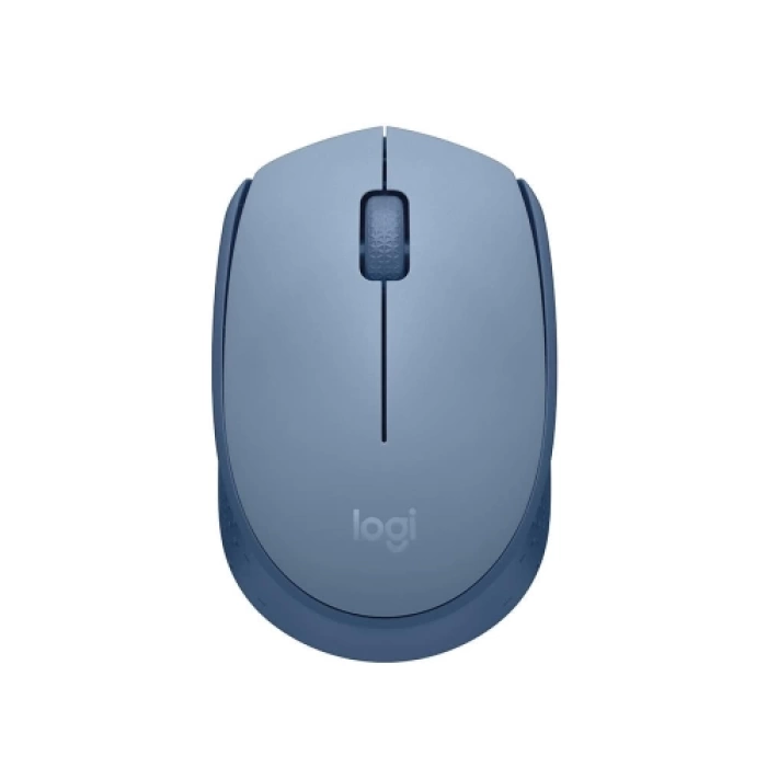 LOGITECH 910-006866, M171 BlueGrey, USB Nano 2,4G Kablosuz, 1000dpi, Optik, 3 Tuşlu, 12ay Pil Ömrü, Mouse