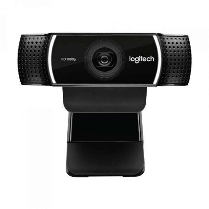 LOGITECH 960-001088, C922, PRO Strem 1080p/30 fps, Otomatik Işık Düzeltimi, Dahili Çift Mikrofonlu, Full HD, Webcam