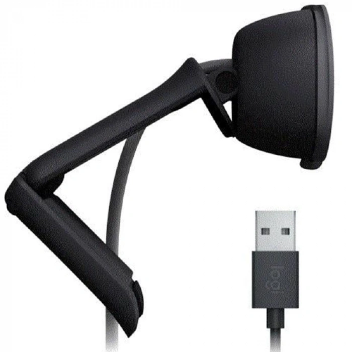 LOGITECH  960-001585, BRIO V-U0072, Full HD Dahili Mikrofonlu, Graphite Webcam