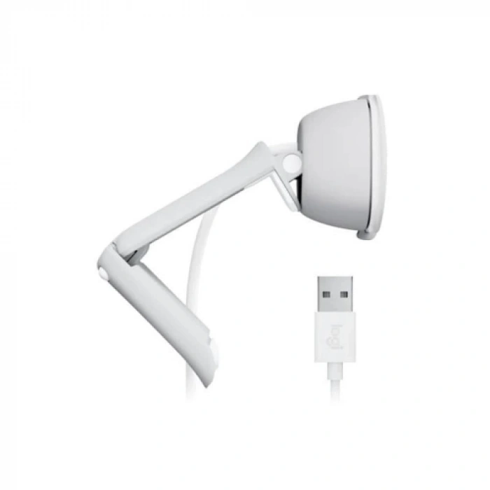 LOGITECH  960-001617, BRIO 100 WCM V-U0072, Full HD, Dahili Mikrofonlu, Beyaz Webcam