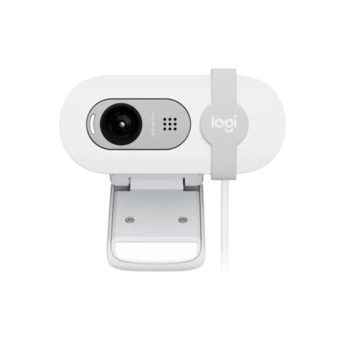 LOGITECH  960-001617, BRIO 100 WCM V-U0072, Full HD, Dahili Mikrofonlu, Beyaz Webcam