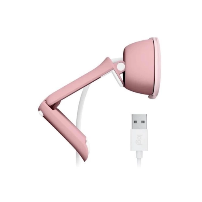 LOGITECH  960-001623, BRIO 100 WCM V-U0072, Full HD, Dahili Mikrofonlu, Rose Webcam