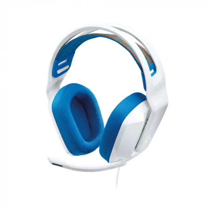 Logitech 981-001018 G335 Beyaz Mavi Mikrofonlu Gaming (oyuncu) Kulaklık