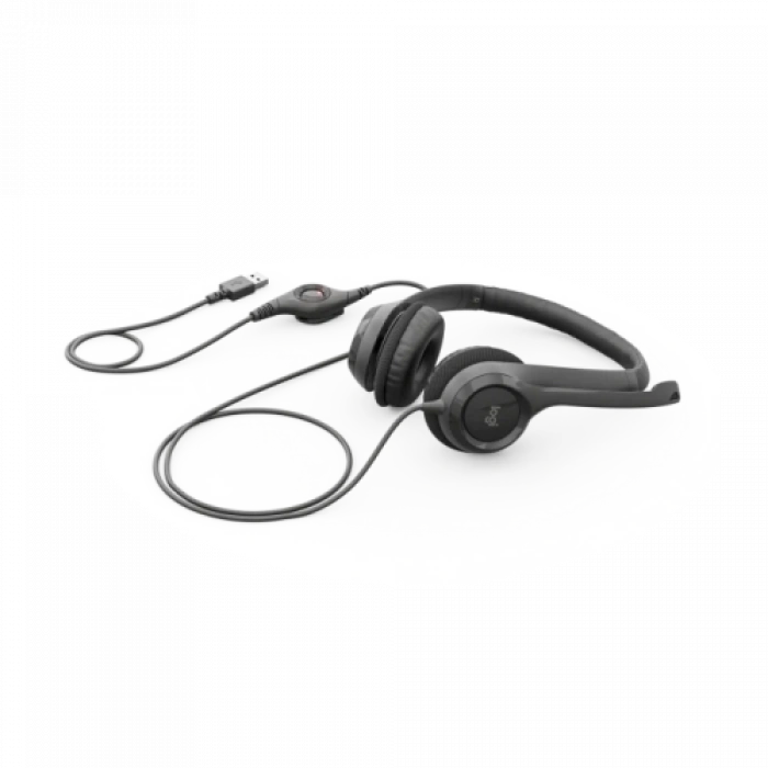 LOGITECH H390, 981-000406, USB, Çağrı Merkezi, Ofis, Toplantı, Konuşmacı Tipi, Microfonlu Kulaklık