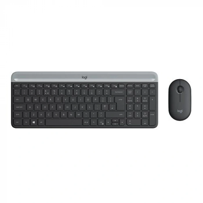 LOGITECH MK470 Siyah, 920-009435, Kablosuz, Türkçe Q, Klavye Mouse Set