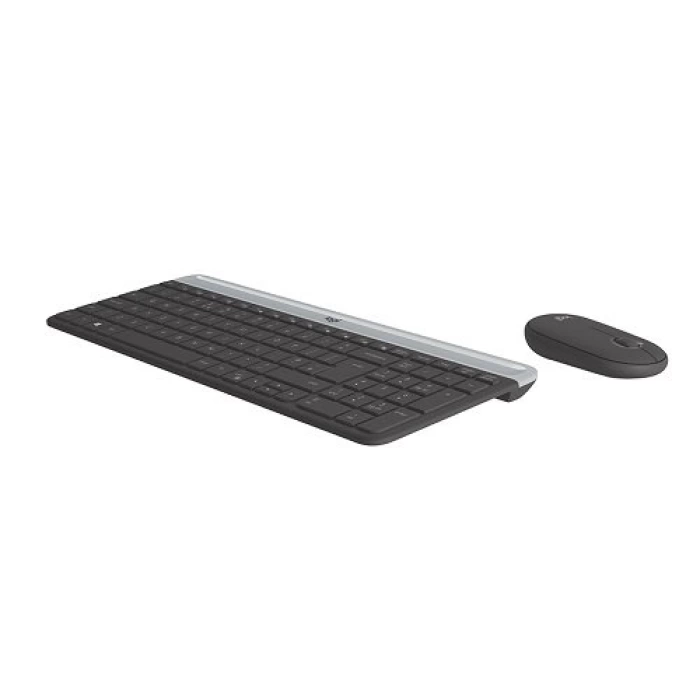LOGITECH MK470 Siyah, 920-009435, Kablosuz, Türkçe Q, Klavye Mouse Set