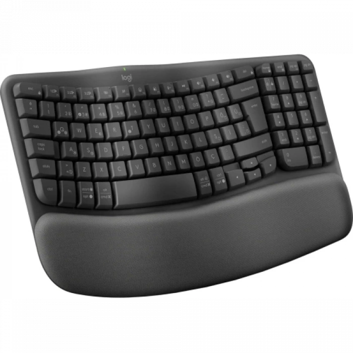 Logıtech Wave, 920-012311, Kablosuz, Türkçe Q, Multimedya, Dolgu Bileklikli Klavye