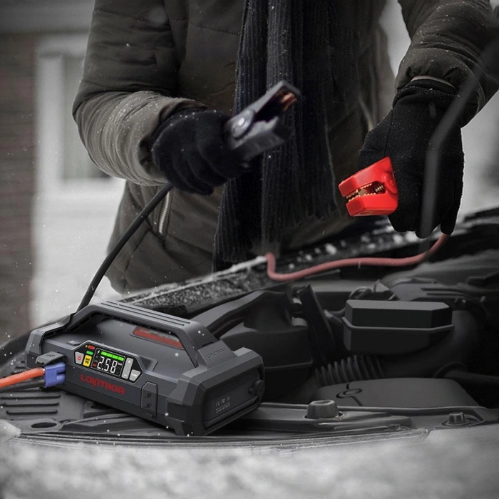 Lokithor Ja2500 12v 2500amp Lifepo4 Akıllı Akü Takviye + Pompa + Powerbank + Led Lamba