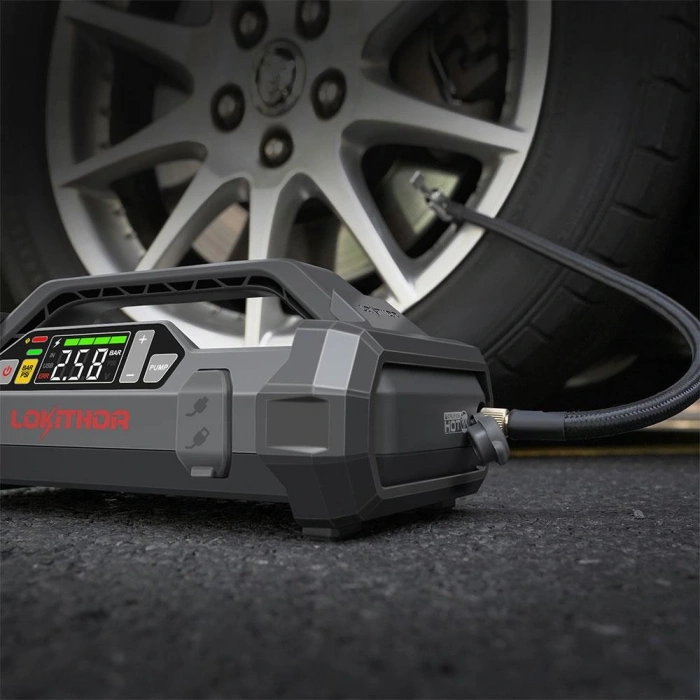 Lokithor Ja2500 12v 2500amp Lifepo4 Akıllı Akü Takviye + Pompa + Powerbank + Led Lamba