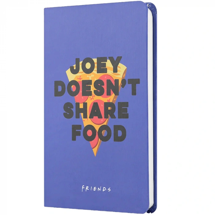 Mabbels Sert Kapak Lastikli Mini Defter Friends Pizza Mor 80 Yp 9x14 Dft-388289