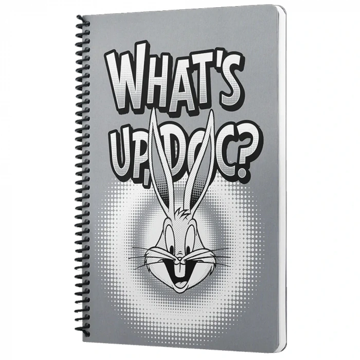Mabbels Spiralli Defter Looney Tunes Whats Up Doc Gri 80 Yp 17x24 Dft-388487