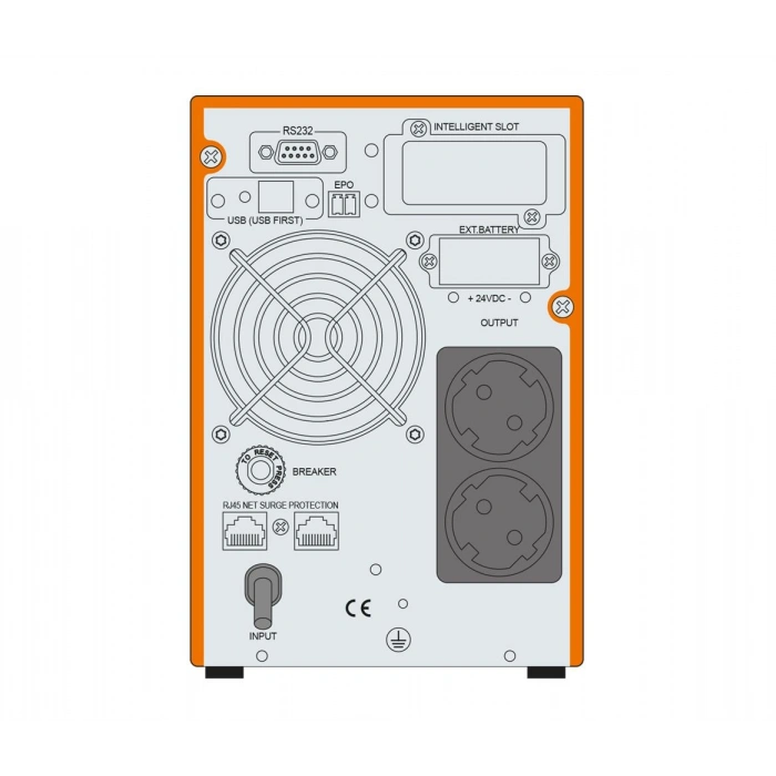 Makelsan Powerback Se Serisi 1 Kva Online 1f-1f 2-9ah Akü