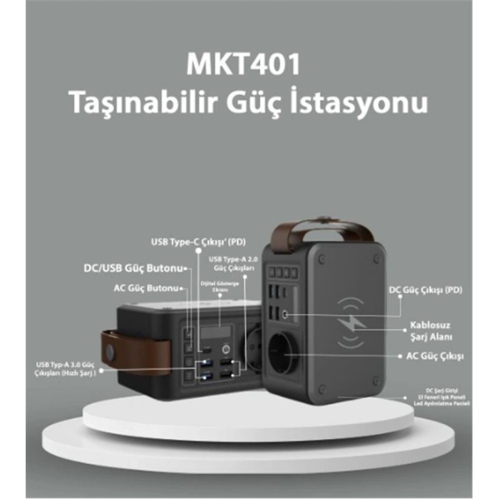 Makim Mkt401 Taşınabilir Güç İstasyonu