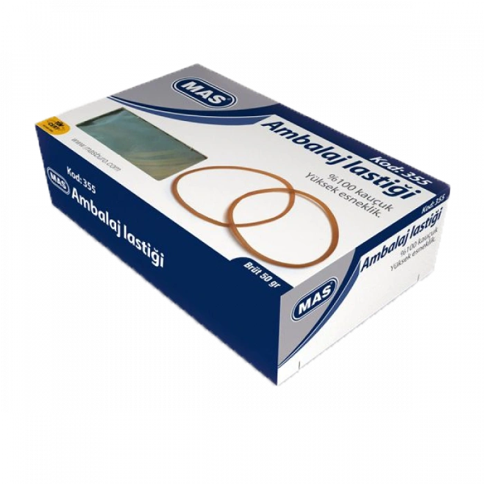 Mas Ambalaj Lastik Kutu Midi %100 Kauçuk 50 Gr 355