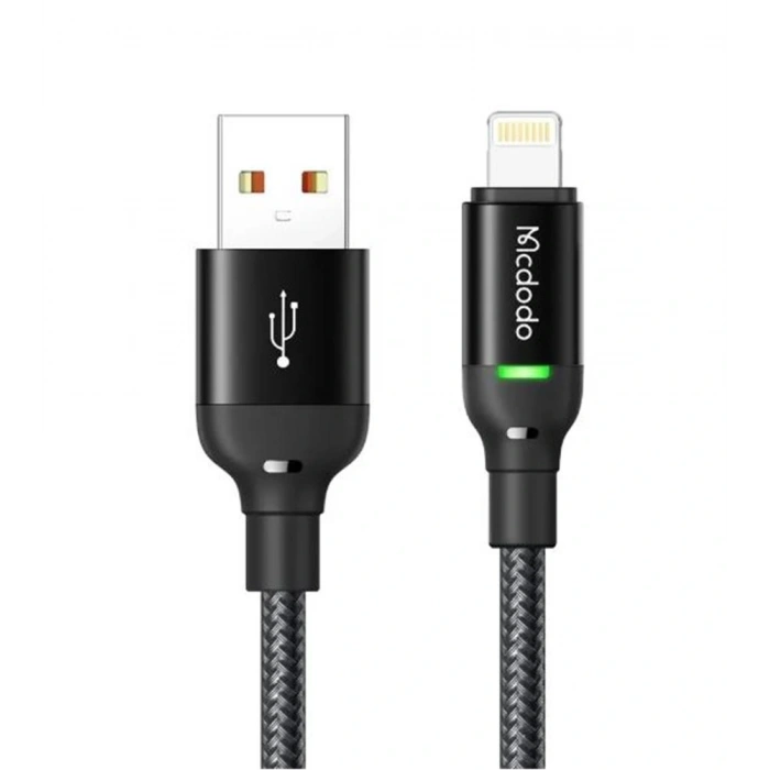 MCDODO CA-2700 iPhone Lightning Şarj Ve Data Kablosu 1.2m Siyah