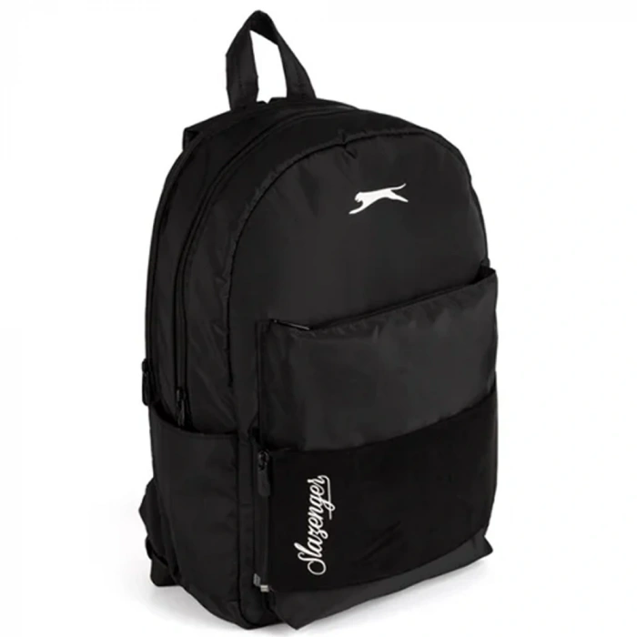 Me Sırt Çantası Slazenger Siyah Önü Bant Detaylı Paraşüt 23144
