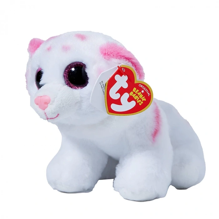 Mega Tabor - Pınk/Whıte Tıger Reg Pembe/Beyaz Aslan 15CM Peluş Oyuncak