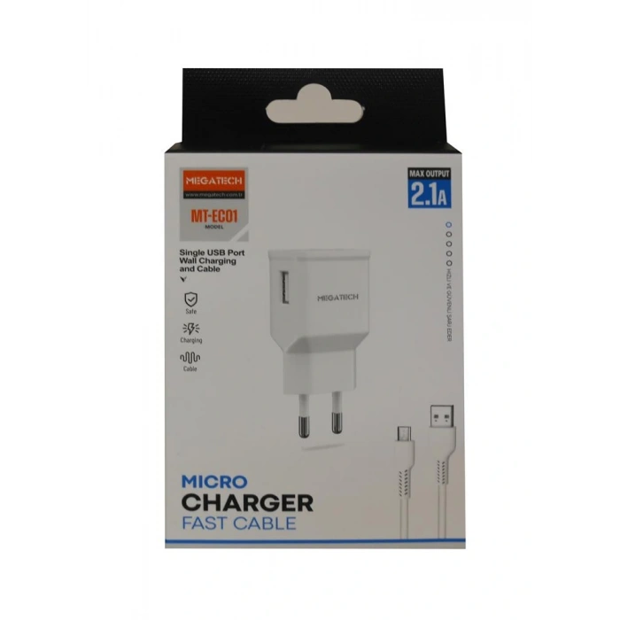 Megatech En-685 20watt Pd+usb Usb To Type-c Kablolu Şarj Cihazı