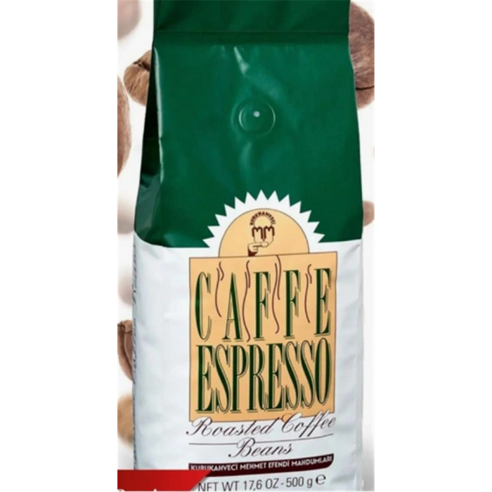Mehmet Efendi 500gr Cafe Espresso Çekirdek Roasted Coffee No1