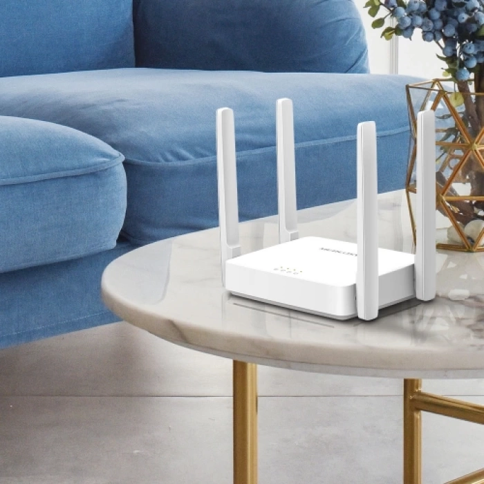 MERCUSYS AC10, AC1200, 3Port, 1200Mbps, DualBand, Masaüstü, Megabit, Router