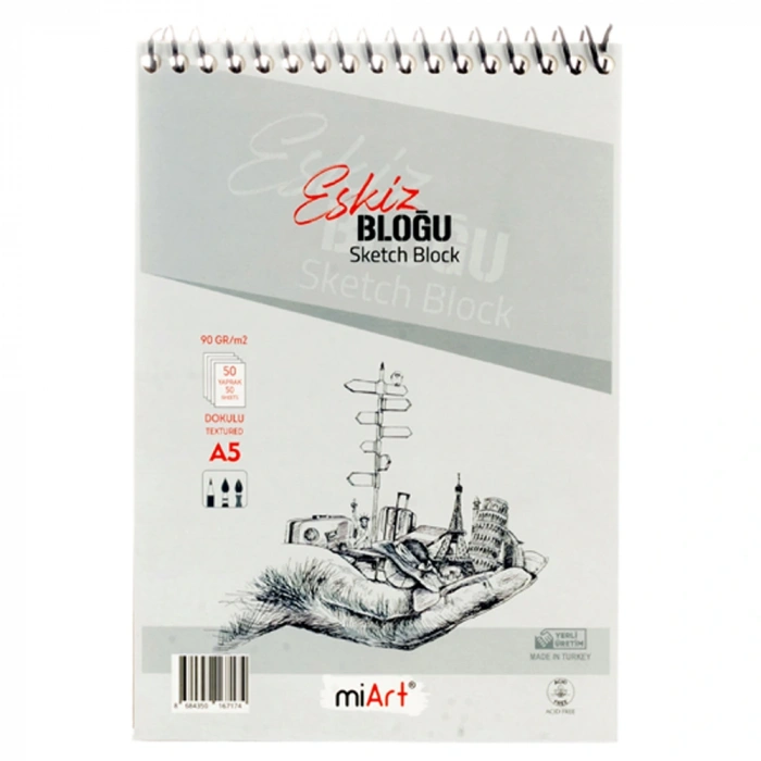 Miart Eskiz Defteri A5 90 Gr 50 Yp