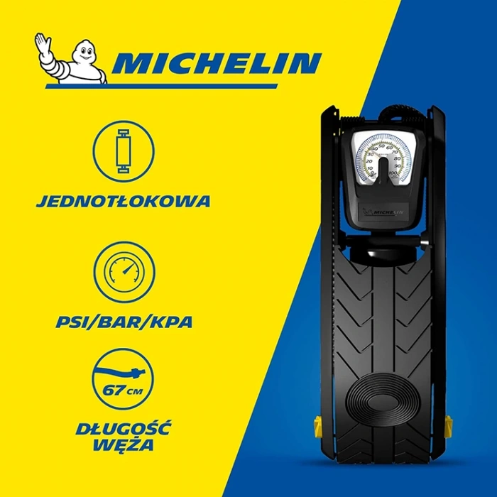 Michelin Mc12204 Basınç Göstergeli Ayak Pompası