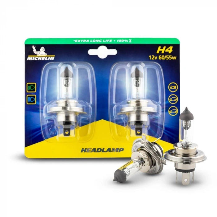 Michelin Mc32286 12volt 60/55watt 1650 Lümen H4 2’li Halojen Far Seti