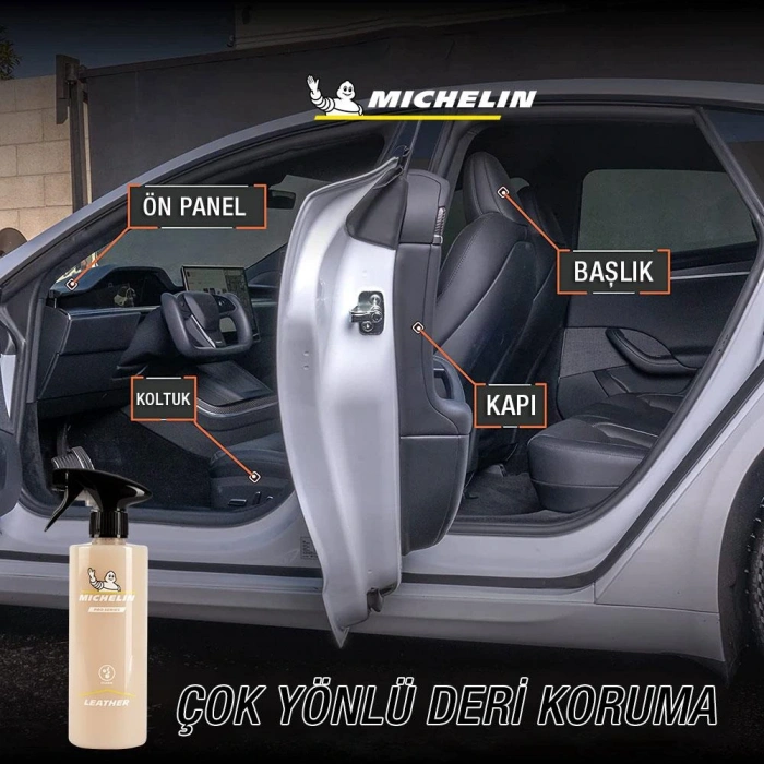 Michelin Mc33597 500ml 2’ Si 1 Arada Pro Serisi Avokado Özlü Deri Temizleme/bakım Ve Besleyici Sprey