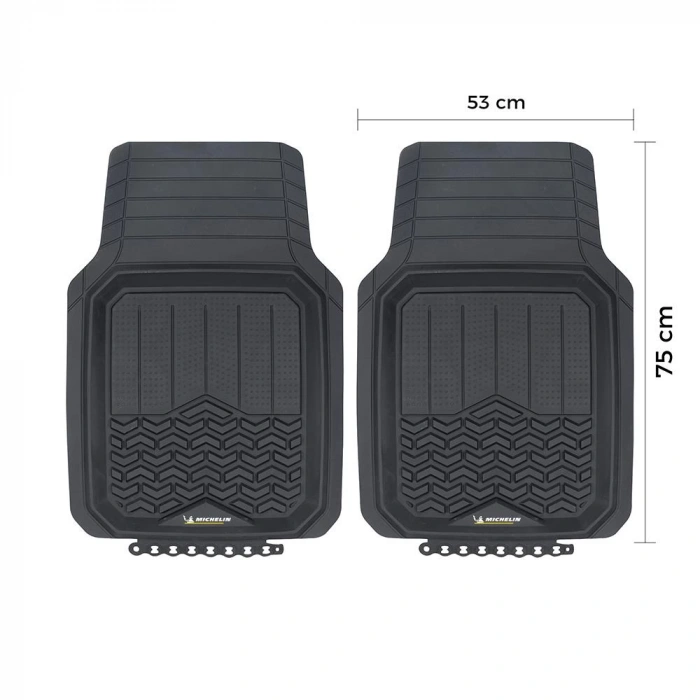 Michelin MC34594 Tüm Araçlara Uyumlu 2 Parça Üniversal 3D Havuzlu Oto Paspas