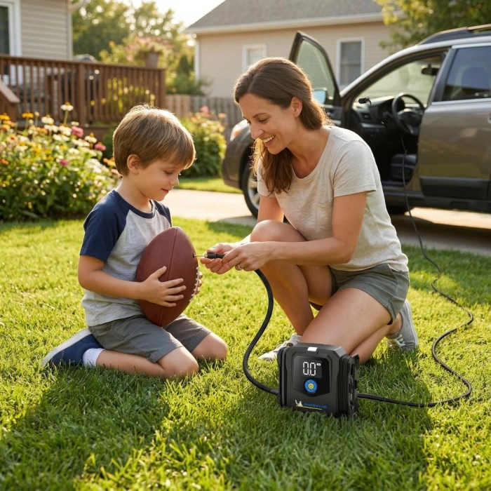 Michelin Mc34631 12volt 120 Psı Ayarlanabilir Dijital Basınç Göstergeli Hava Pompası