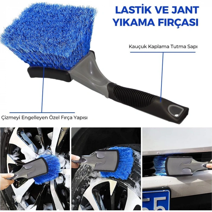 Michelin Mc3509 Oto Lastik Ve Jant Yıkama Fırçası
