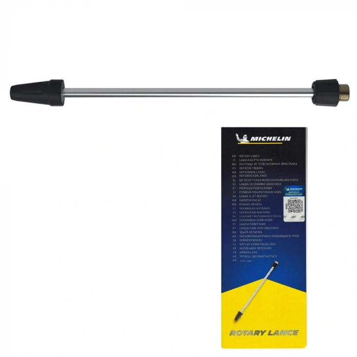 Michelin Mpx47015 Basınçlı Yıkama Makinesi Tabancası İçin Pirinç Alaşımlı Mızrak Ve Döner Su Püskürtme Başlığı