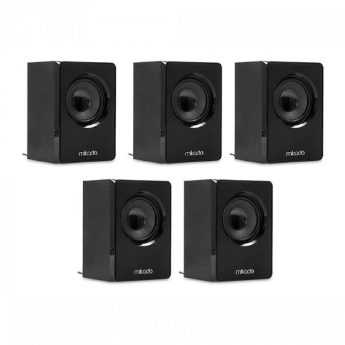 Mıkado Md-505, 70w, 5+1, Masaüstü, Fm/bt/sd/usb, Siyah Kasa, Speaker