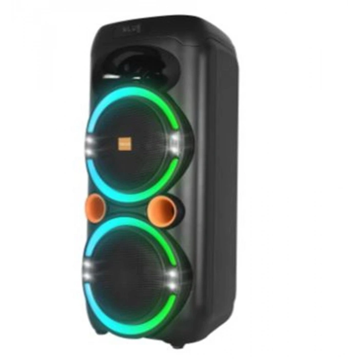 Mikado Md-79kp 30w Işıklı Siyah 1 Uhf Uv Mikrofonlu Usb-bt-tf-tws-aux Type-c Şarjlı Hoparlör