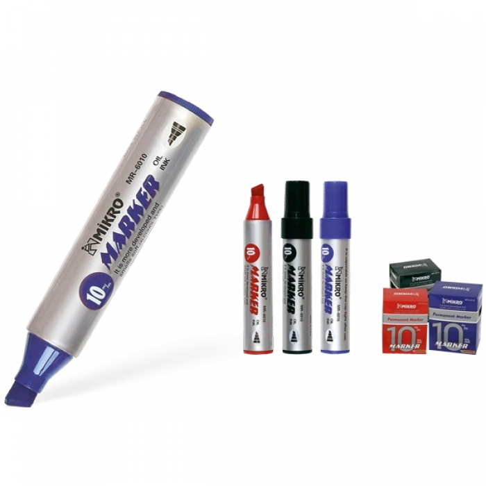 Mikro Markör Permanent Jumbo 10 Mm Siyah Mr-6010