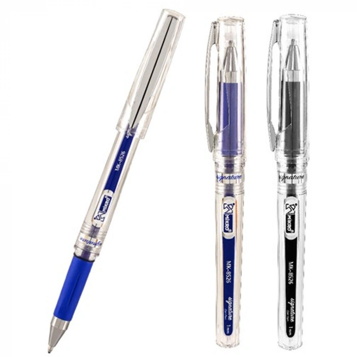 Mikro Roller Kalem Jel Bilye Uçlu 1.0 Mm Siyah İmza Kalemi Mk-8526