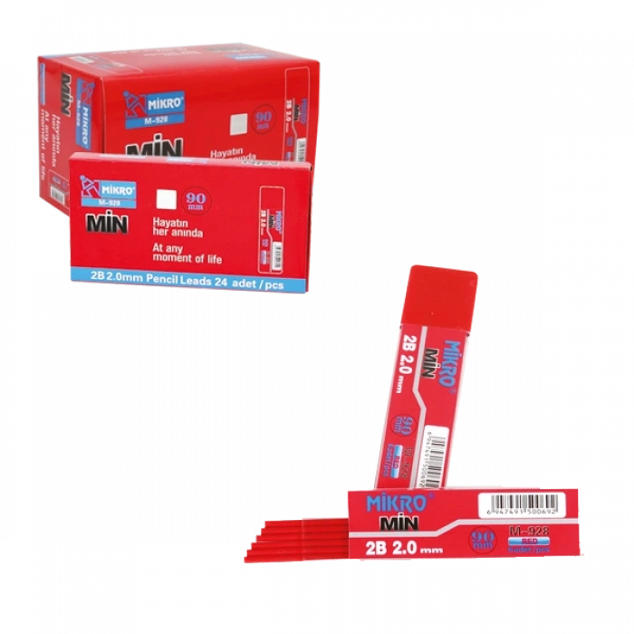 Mikro Teknik Min 2b 90 Mm 2 Mm Kırmızı M-928