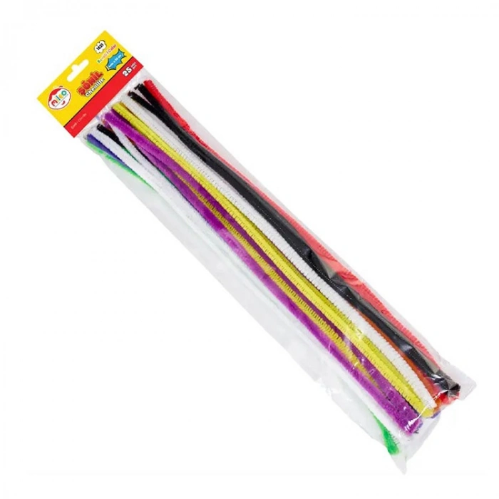 Mileo Şönil 6mmx30 Cm Pastel Renkler 25 Li 1821