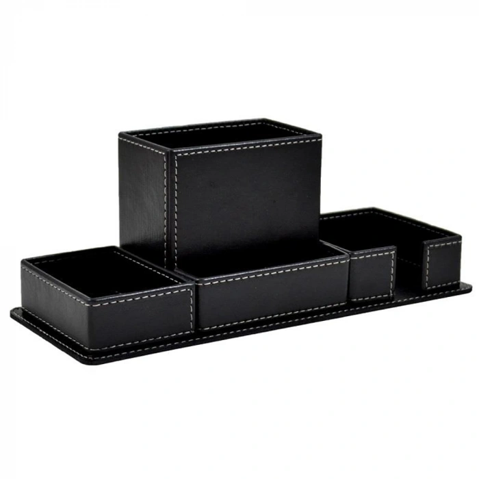 Mimaks Masa Üstü Set Suni Deri 4 Bölme Dk-25