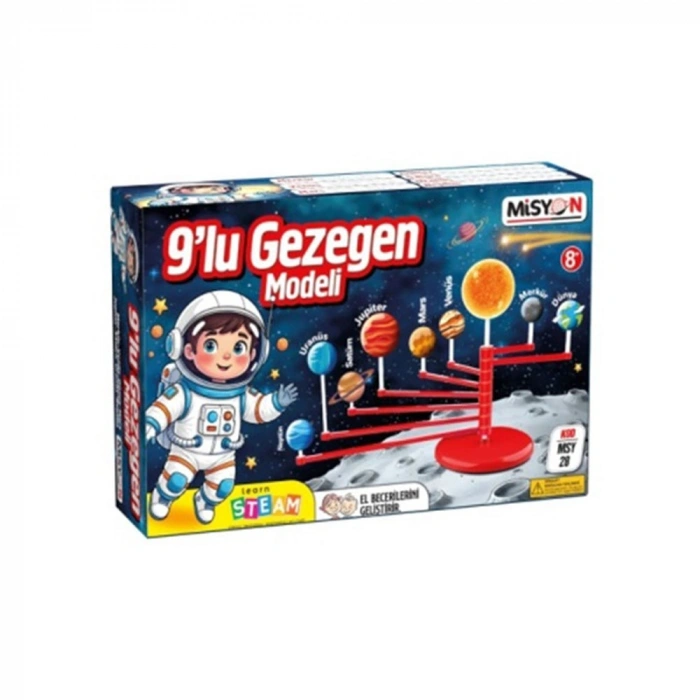 Misyon Gezegenler Modeli Boyamalı 9 Lu Gzg-009
