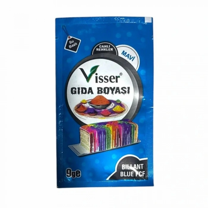 Misyon Visser Toz Gıda Boyası 9 Gr Mavi