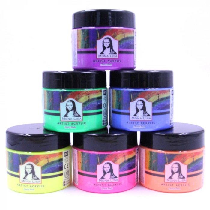 Mona Lisa Akrilik 6 Neon Renk X 125 Ml