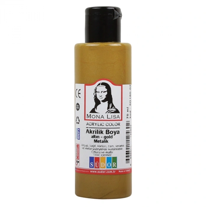 Mona Lisa Akrilik Boya 70 Ml Altın Sd160-02